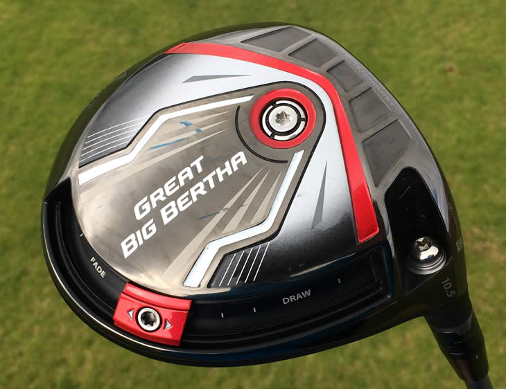 Close-up of the Great Big Bertha golf driver